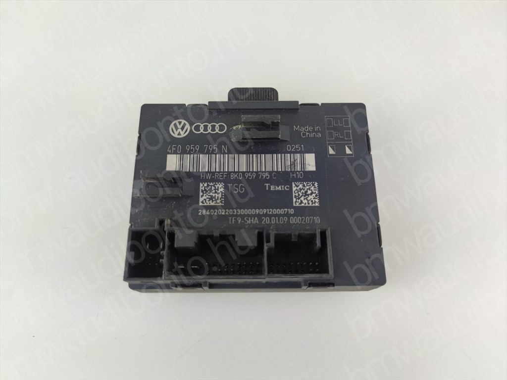AUDI A6 C6 (4F2) Jobb hátsó ajtó vezérlőegység/modul (4F0959795N) 1. kép