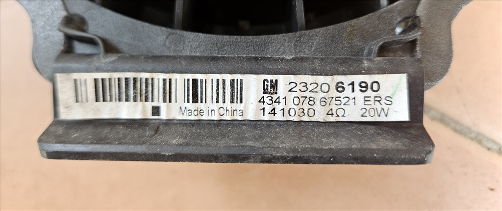 Opel Mokka Hátsó hangszóró  23206190 3. kép