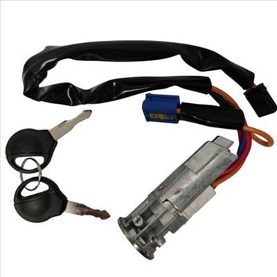 Peugeot 206/206+ új utángyártott gyújtáskapcsoló + 2 kulcs DF 1998-2013-ig