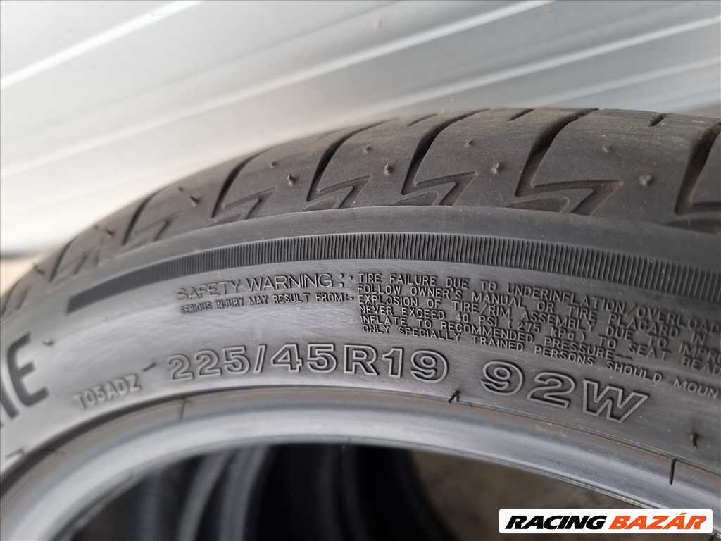 225/45R19 Bridgestone Turanza garnitúra újszerű állapotban eladó! 7. kép