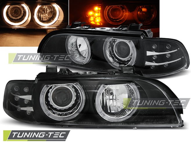 BMW E39 09.95-06.03 ANGEL EYES BLACK Tuning-Tec Fényszóró 1. kép