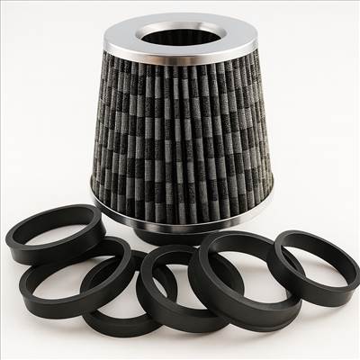 Levegőszűrő sport MT2502C karbon+6szűkítő