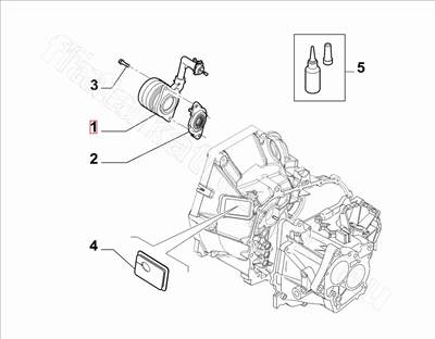 Kinyomócsapágy 1.6 BZ - RENEGADE, 500X - 55256303 -  - FIAT eredeti Eredeti új 55256303