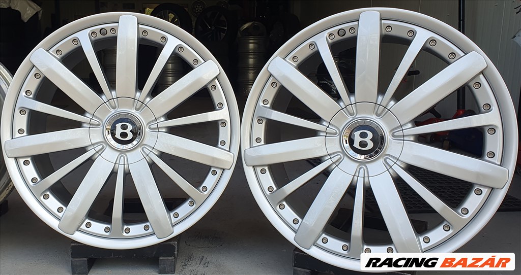 5x130 Gyári 2 részes ritka Bentley Mulsanne alufelni 9jx21" ET:61 3. kép