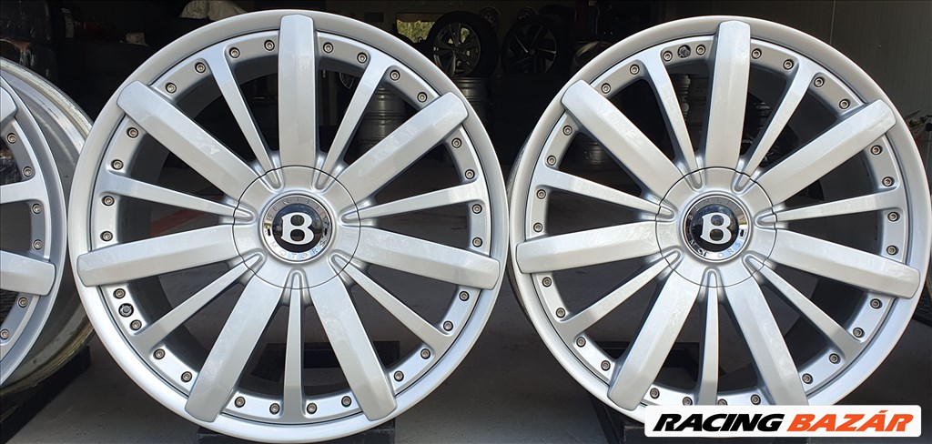 5x130 Gyári 2 részes ritka Bentley Mulsanne alufelni 9jx21" ET:61 4. kép
