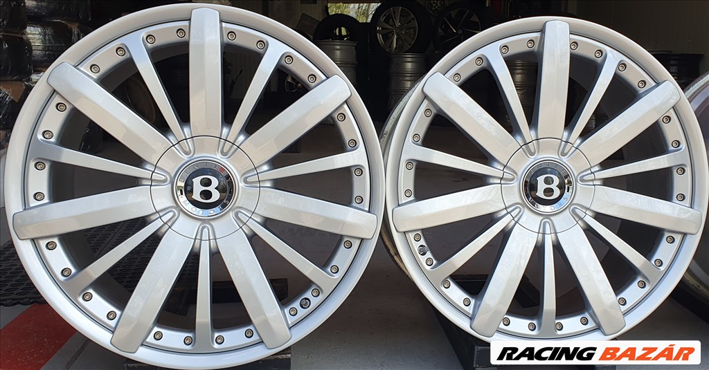 5x130 Gyári 2 részes ritka Bentley Mulsanne alufelni 9jx21" ET:61 5. kép