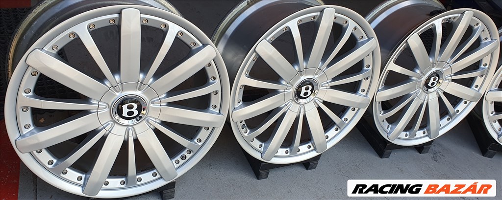 5x130 Gyári 2 részes ritka Bentley Mulsanne alufelni 9jx21" ET:61 7. kép
