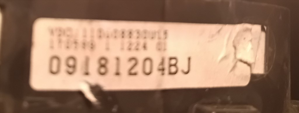 Opel Astra G kilométeróra 09181204bj 1. kép