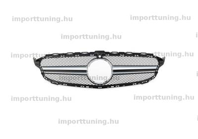 Mercedes C W205 S205 A205 C205 14-18 Ezüst A-Type Kamera Rács