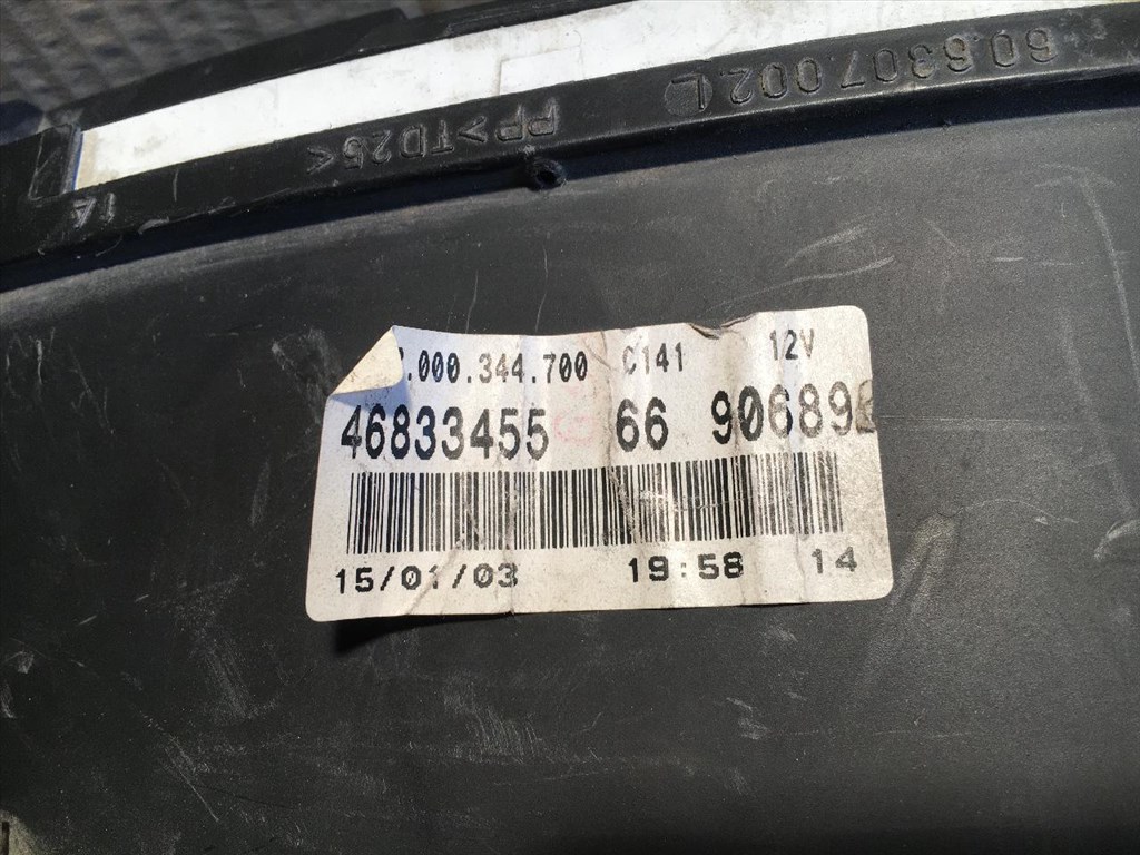 Műszercsoport - PUNTO - NAT.01128, 46833455 -  01128 2. kép