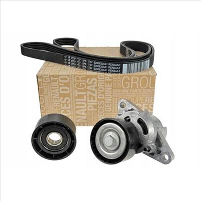 Renault Clio II 1.4 8V gyári új hosszbordás szíj szett, Pk szíj készlet 5PK 1998-2005-ig