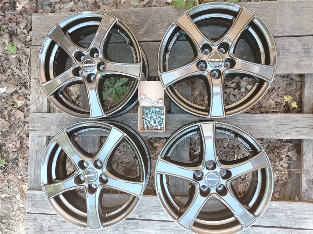  FIAT/LANCIA/ALFA 5x98 lyukosztású 16" új Borbet alufelni+csavar 1. kép