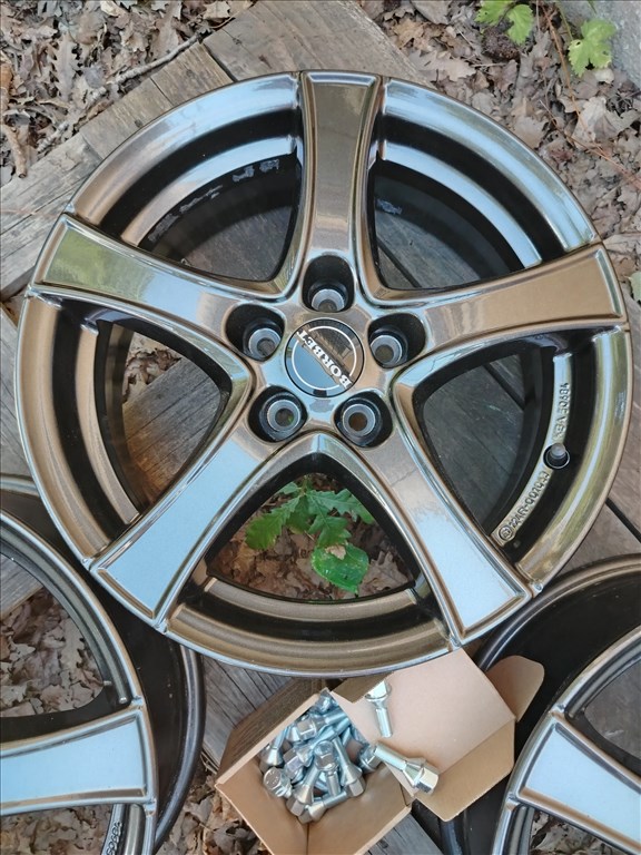  FIAT/LANCIA/ALFA 5x98 lyukosztású 16" új Borbet alufelni+csavar 4. kép