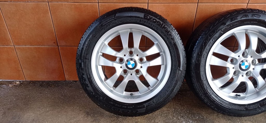 BMW E90 16" ALUFELNI 5X120 NYÁRI 205/55R16 GUMIVAL OLCSÒN ! 4. kép
