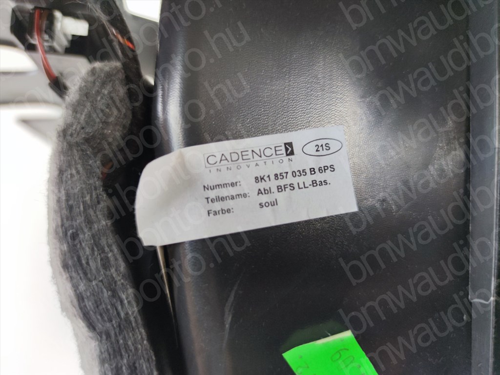 AUDI A4 B8 (8K2) Kesztyűtartó (8K1857035B) 2. kép