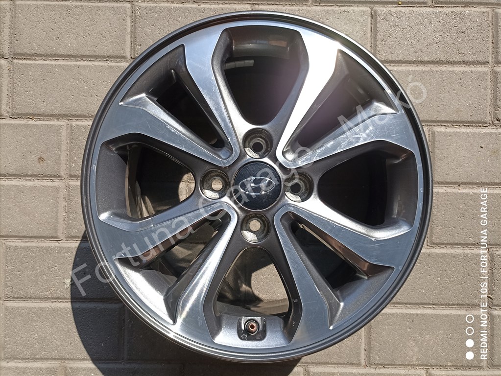 4x100 15" Hyundai használt alufelni garnitúra 3. kép