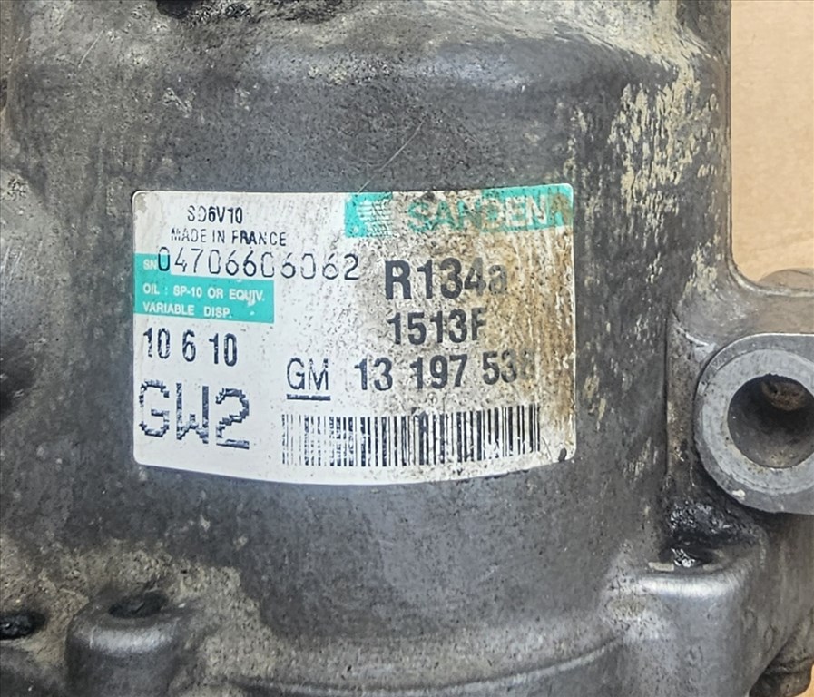 Opel Combo C Klima kompresszor Klimakompreszor 1.3 2. kép