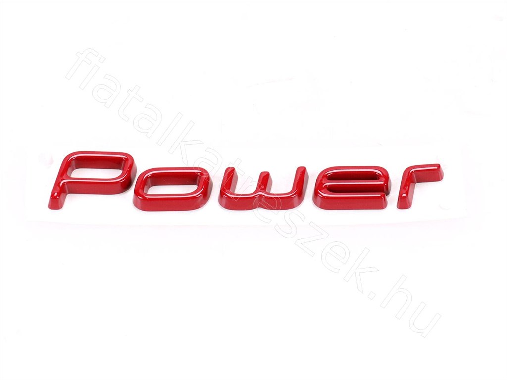 Embléma Power - DUCATO - 735717802, 735650987 -  - FIAT eredeti Eredeti új 735717802 1. kép
