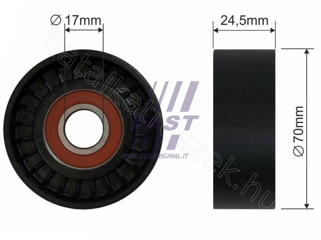 Szíjtárcsa görgőgörgő 2.0 JTD - SCUDO, C30, ULYSSE, FOCUS, KUGA, S-MAX - FT44570, 9650542480 -  - Fastoriginal Utángyártott új 9650542480 2. kép