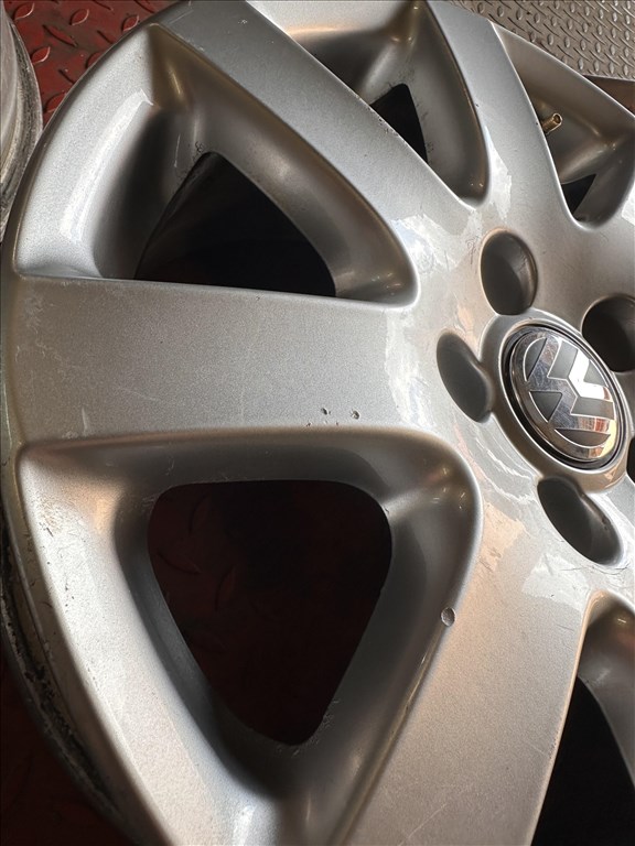  VW gyári 5x112 6,5x16 ET42 használt alufelni garnitúra Passat EOS Scirocco Audi Skoda Seat 5. kép