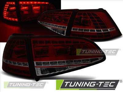 VW GOLF 7 13- RED SMOKE LED GTI LOOK Tuning-Tec Hátsó Lámpa