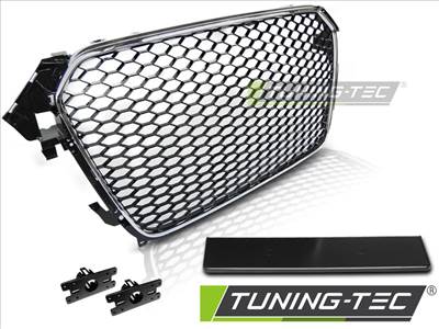 AUDI A4 (B8) RS-TYPE 11.11-15 CHROME BLACK Tuning-Tec Hűtőrács