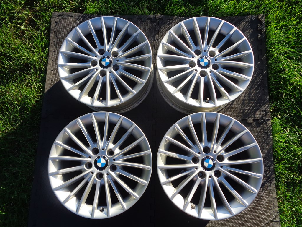BMW gyári alufelni 17-es, 5×120-as osztó szenzorral szép állapotban eladó.  1. kép