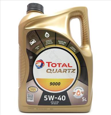Total Quartz 9000 5W-40 5L -  - TQ90005L -  - Total Gyári beszállítói új 