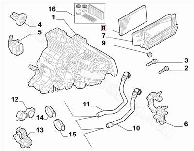 Pollen szűrő  - CROMA - 51805219 -  - FIAT eredeti Eredeti új 51805219