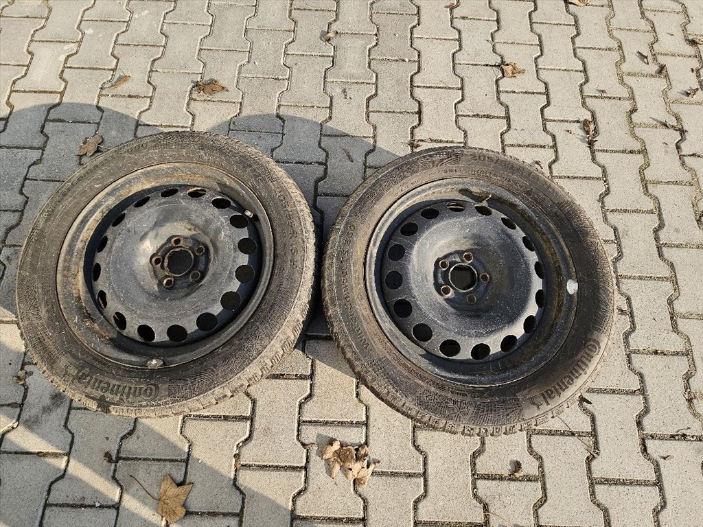  5x100 16" lemezfelni pár Continental téli gumikkal (13070,26169) 1. kép
