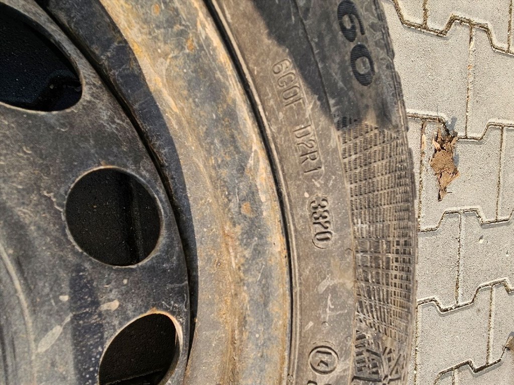  5x100 16" lemezfelni pár Continental téli gumikkal (13070,26169) 8. kép