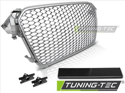 AUDI A4 (B8) RS-TYPE 11.11-15 SILVER Tuning-Tec Hűtőrács