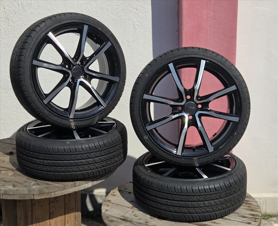  4x100 17" új Mak alufelni, rajta 195/40 új nyári gumi OPEL, MAZDA, RENAULT, VW 1. kép