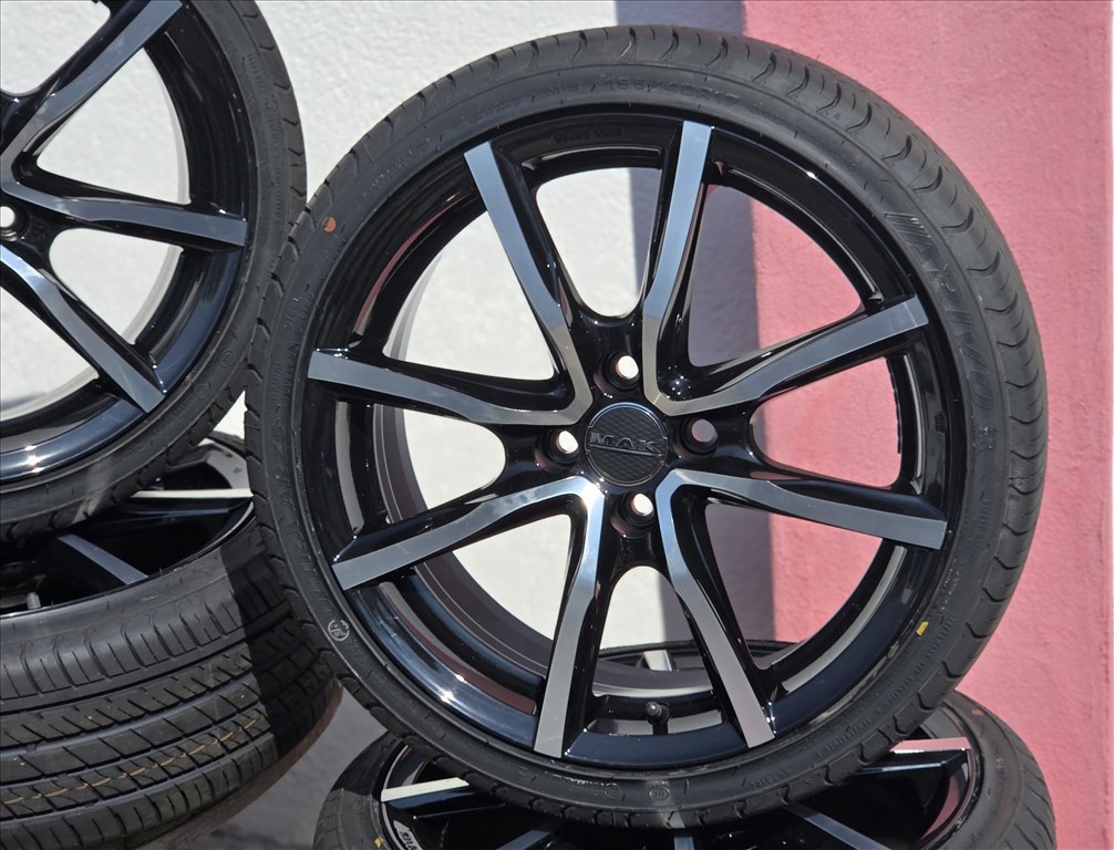 4x100 17" új Mak alufelni, rajta 195/40 új nyári gumi OPEL, MAZDA, RENAULT, VW 5. kép