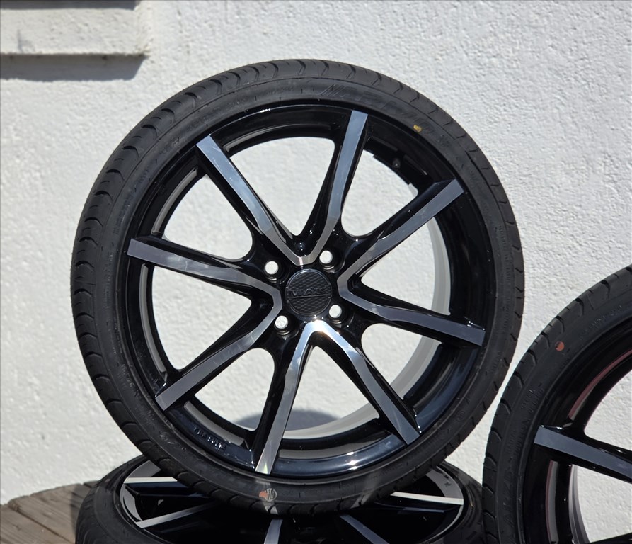  4x100 17" új Mak alufelni, rajta 195/40 új nyári gumi OPEL, MAZDA, RENAULT, VW 7. kép