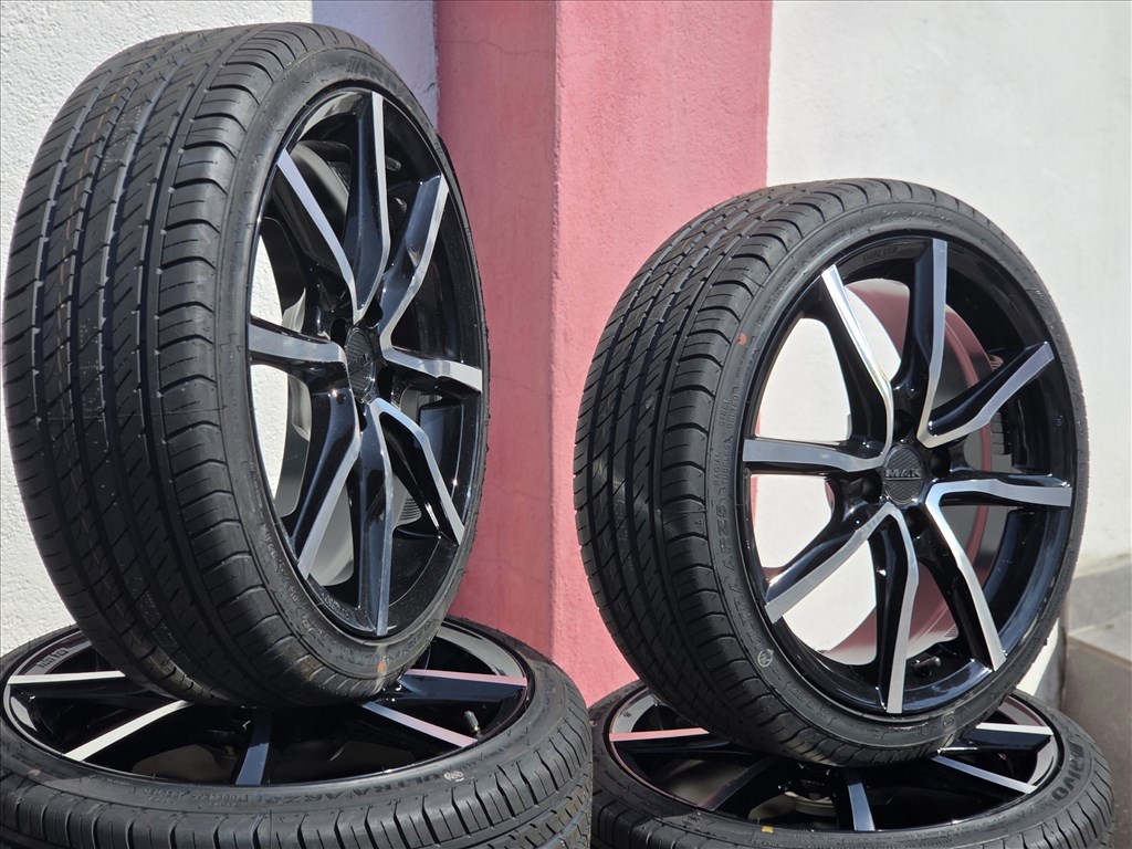  4x100 17" új Mak alufelni, rajta 195/40 új nyári gumi OPEL, MAZDA, RENAULT, VW 8. kép