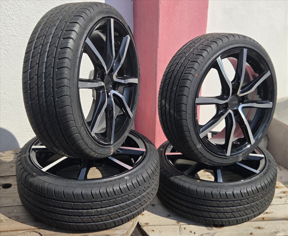  4x100 17" új Mak alufelni, rajta 195/40 új nyári gumi OPEL, MAZDA, RENAULT, VW 9. kép