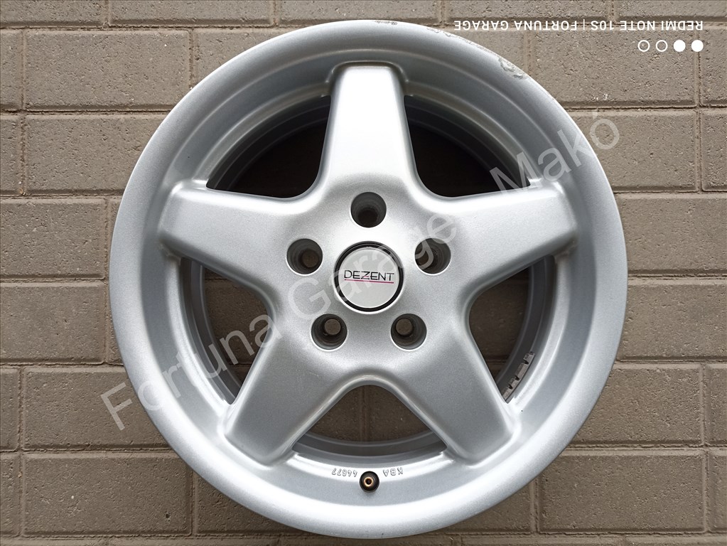 5x110 15" Dezent P használt alufelni garnitúra 4. kép