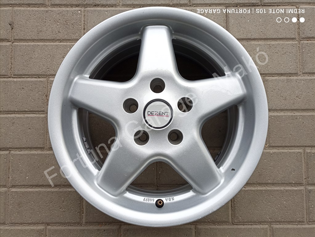 5x110 15" Dezent P használt alufelni garnitúra 5. kép