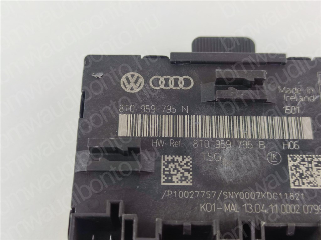 AUDI A5 Sportback (8TA) Bal hátsó ajtó vezérlőegység/modul (8T0959795N) 2. kép