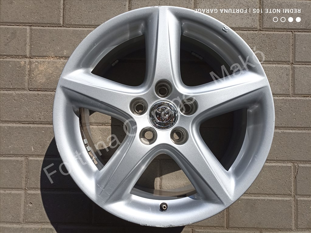 5x114,3 17" Toyota használt alufelni garnitúra 4. kép