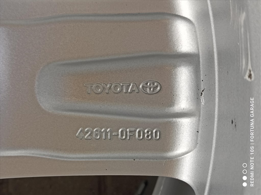 5x114,3 17" Toyota használt alufelni garnitúra 8. kép