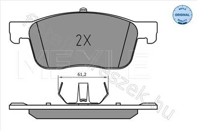 fékbetétkészlet, tárcsafék -  - 025 225 9417, 0252259417 -  - MEYLE Egyéb 0252259417