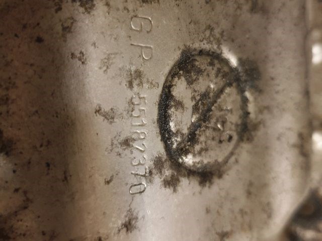 Opel Astra H 1.9 CDTI Kipufogó hővédő lemez Z19dt Z19dtl  55182370 3. kép