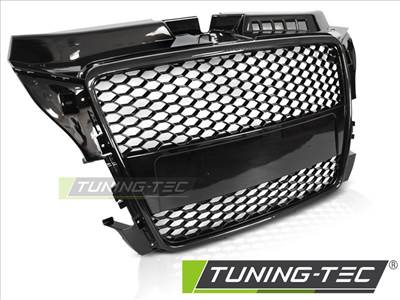 AUDI A3 (8P) 04.08-07.12 FÉNYES FEKETE Tuning-Tec Hűtőrács