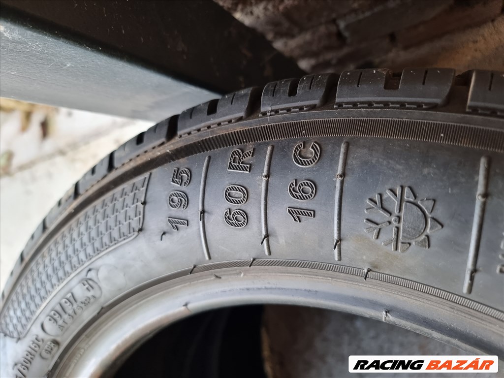 195/60R16C Kléber 4évszakos gumi 2db újszerű állapotban eladó! 6. kép