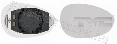 Jobb tükörlap - GRANDE, 500, 500C, PUNTO, LINEA - UT.71740497, 71740497 -  - TYC Utángyártott új 71740497