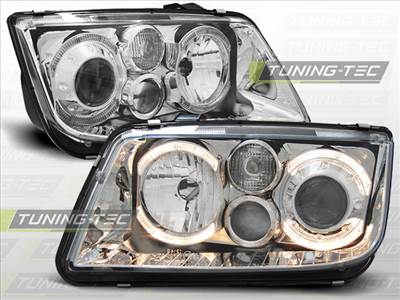VW BORA 09.98-07.05 ANGEL EYES CHROME Tuning-Tec Fényszóró