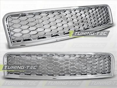 GRILL AUDI A4 (B6) RS-TYPE 10.00-10.04 CHROME  Tuning-Tec Hűtőrács
