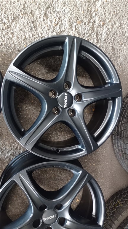  5x112 lyukosztású 8JJ 17" használt RONAL alufelni 4. kép